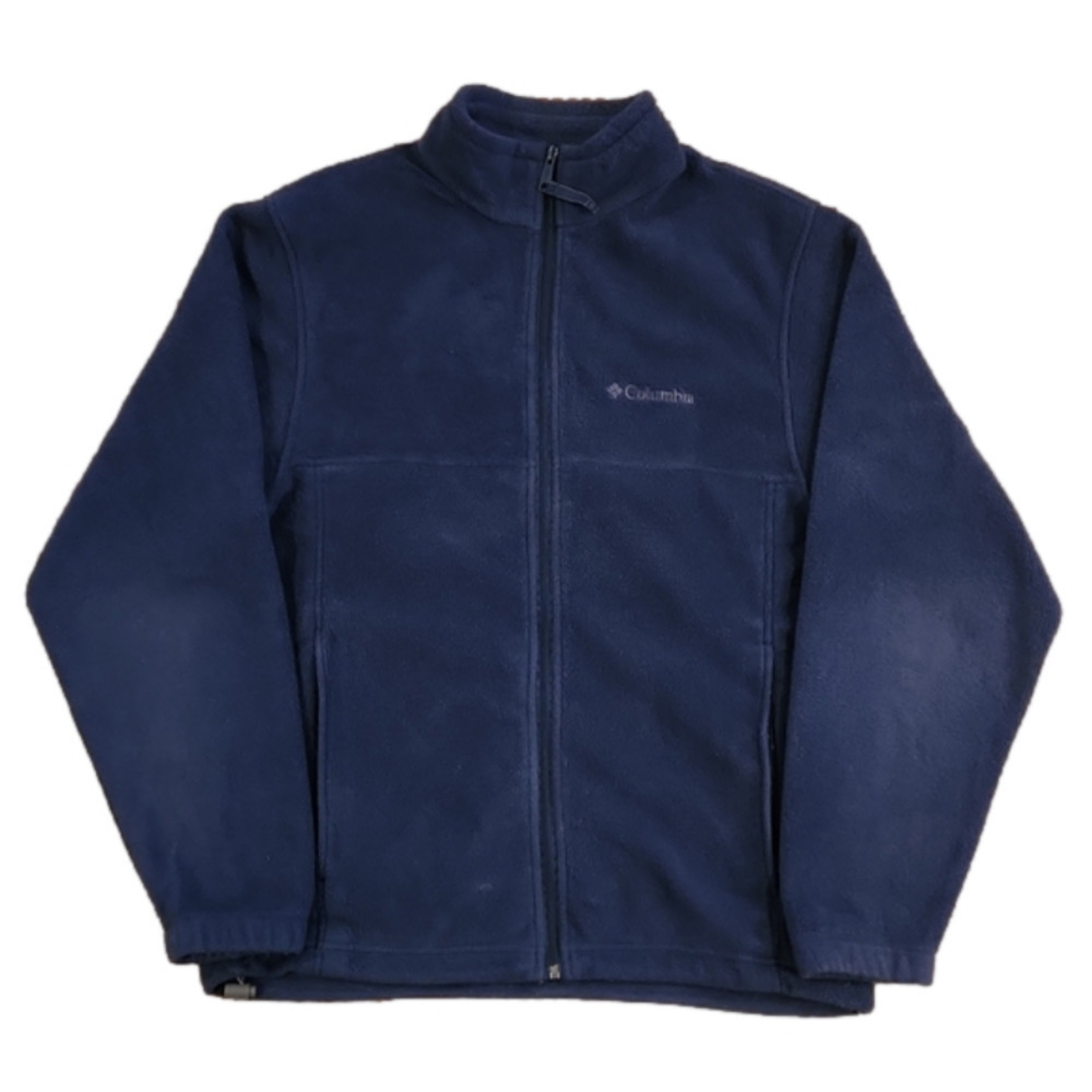 Columbia Navy Blue Fleece Zip-Up Jacket